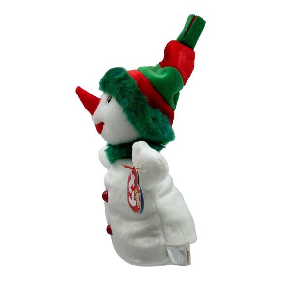 TY Beanie Baby SNOWGIRL the Snowman Stuffed Animal Toy RETIRED Vintage Y2k - Picture 4 of 15